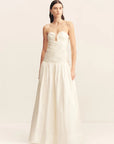 Lucero Drop Waist Gown | Ivory