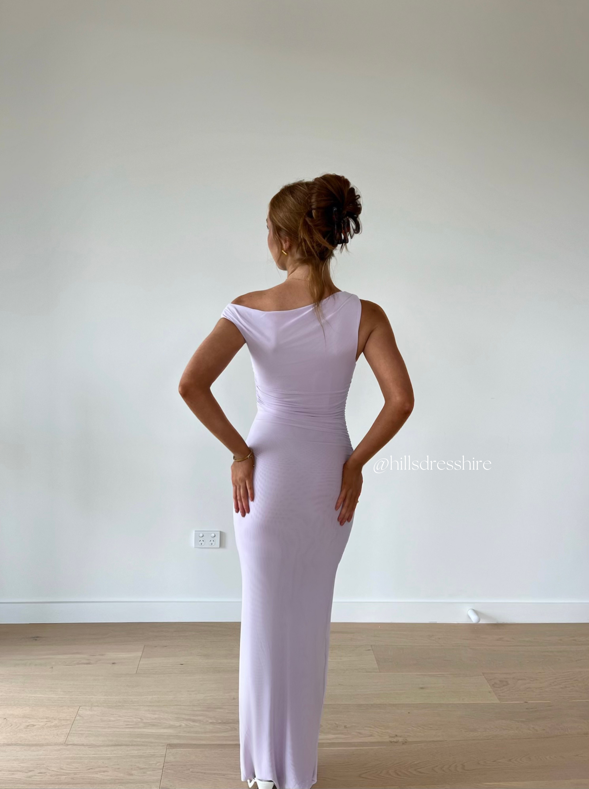 Sania Asym Dress, Lilac