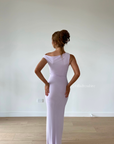 Sania Asym Dress, Lilac