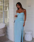 Aqua Double Time Pleat Dress