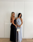 Adore Halter Maxi Dusty Blue