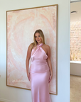Light Pink Crossover Maxi