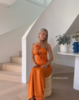 Liri Dress, Papaya