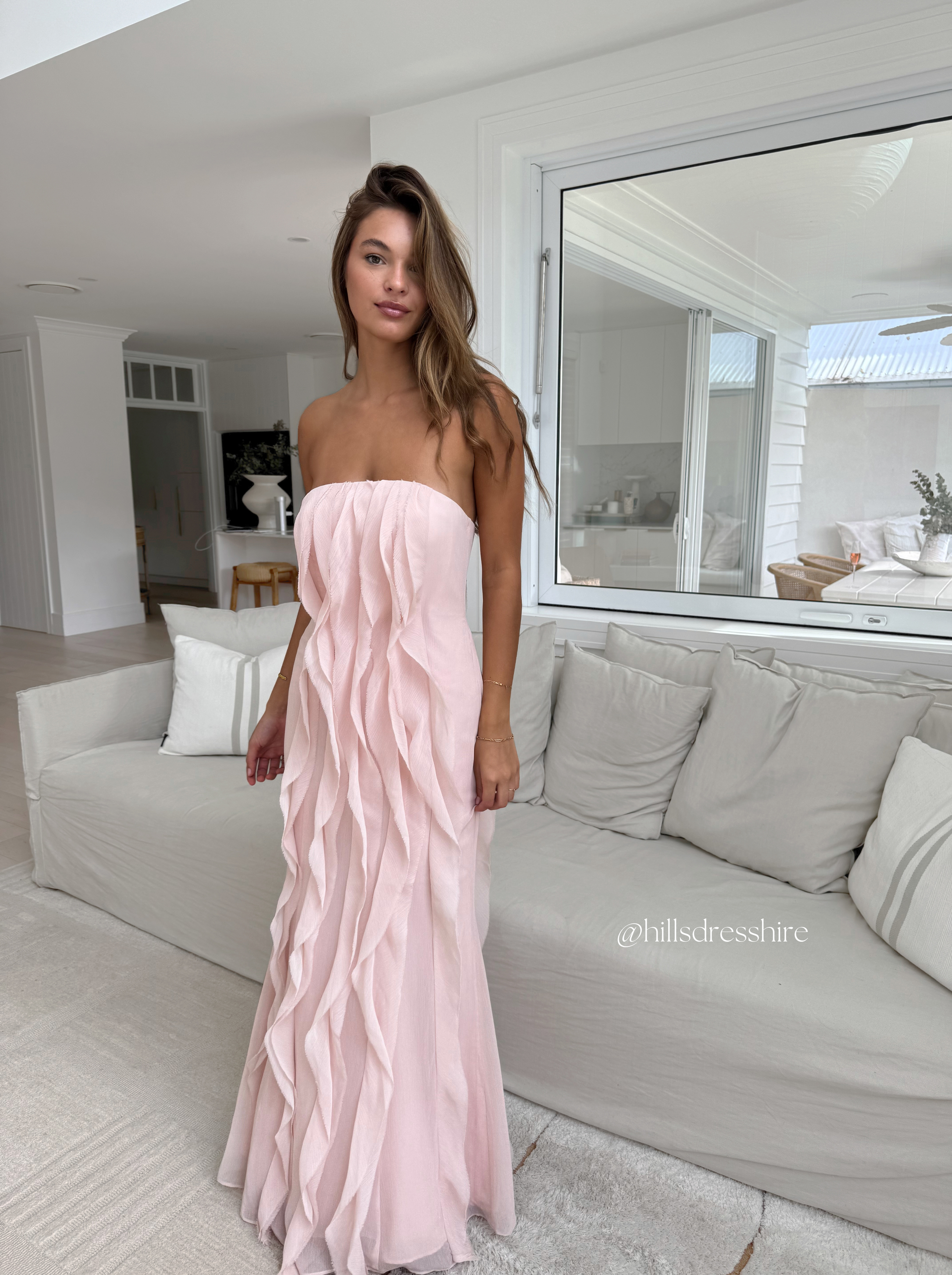 Cascading Gown, Blush