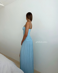 Aqua Double Time Pleat Dress