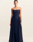 Celeste Strapless Maxi Dress | Midnight Blue