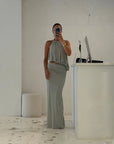 Cadence Racer Maxi Dress | Pistachio