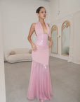 Florian Sequin Dress | Pink