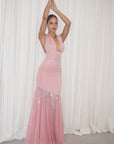 Florian Sequin Dress | Pink