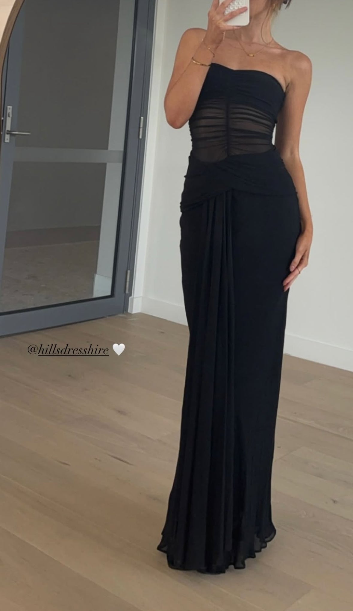 Noemi Strapless, Black