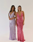 Sapphire Sequin Dress | Lilac