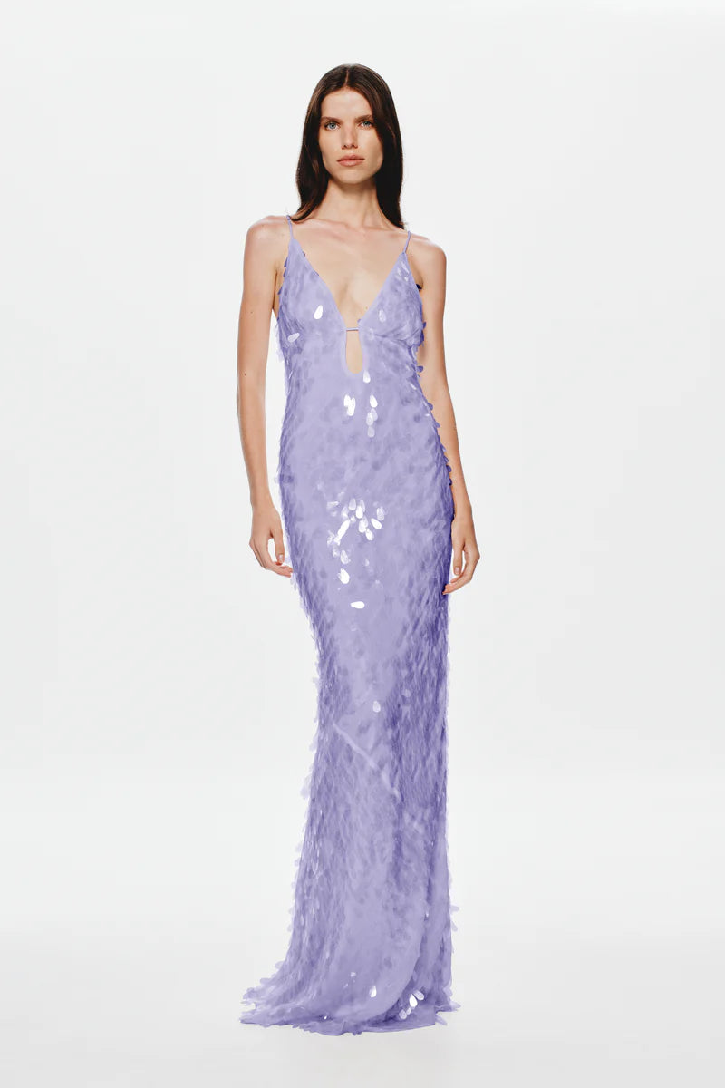 Sapphire Sequin Dress, Lilac