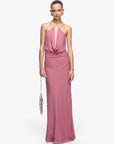Celia Keyhole Maxi Dress | Orchid Pink