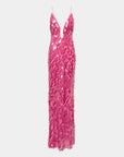 Sapphire Sequin Dress, Fuchsia