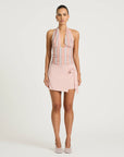 Tiano Mini Dress, Pink Stripe