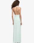 Wren Drape Maxi Dress | Spearmint Blue