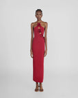 Liri Dress, Wine Red