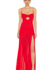 Monroe Maxi, Red