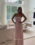 Cascading Gown, Blush