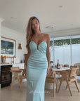 Magnolia Dress, Glacier Blue
