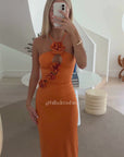 Liri Dress, Papaya