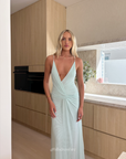 Vela Maxi Dress | Spearmint Blue