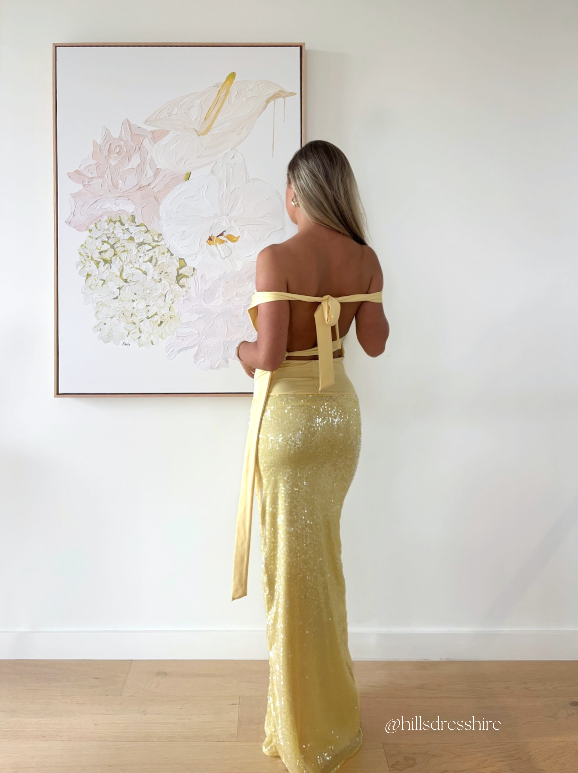 Lumi Sequin Dress | Yellow Hills Dress Hire Lumi Sequin Dress | Yellow Hills Dress Hire