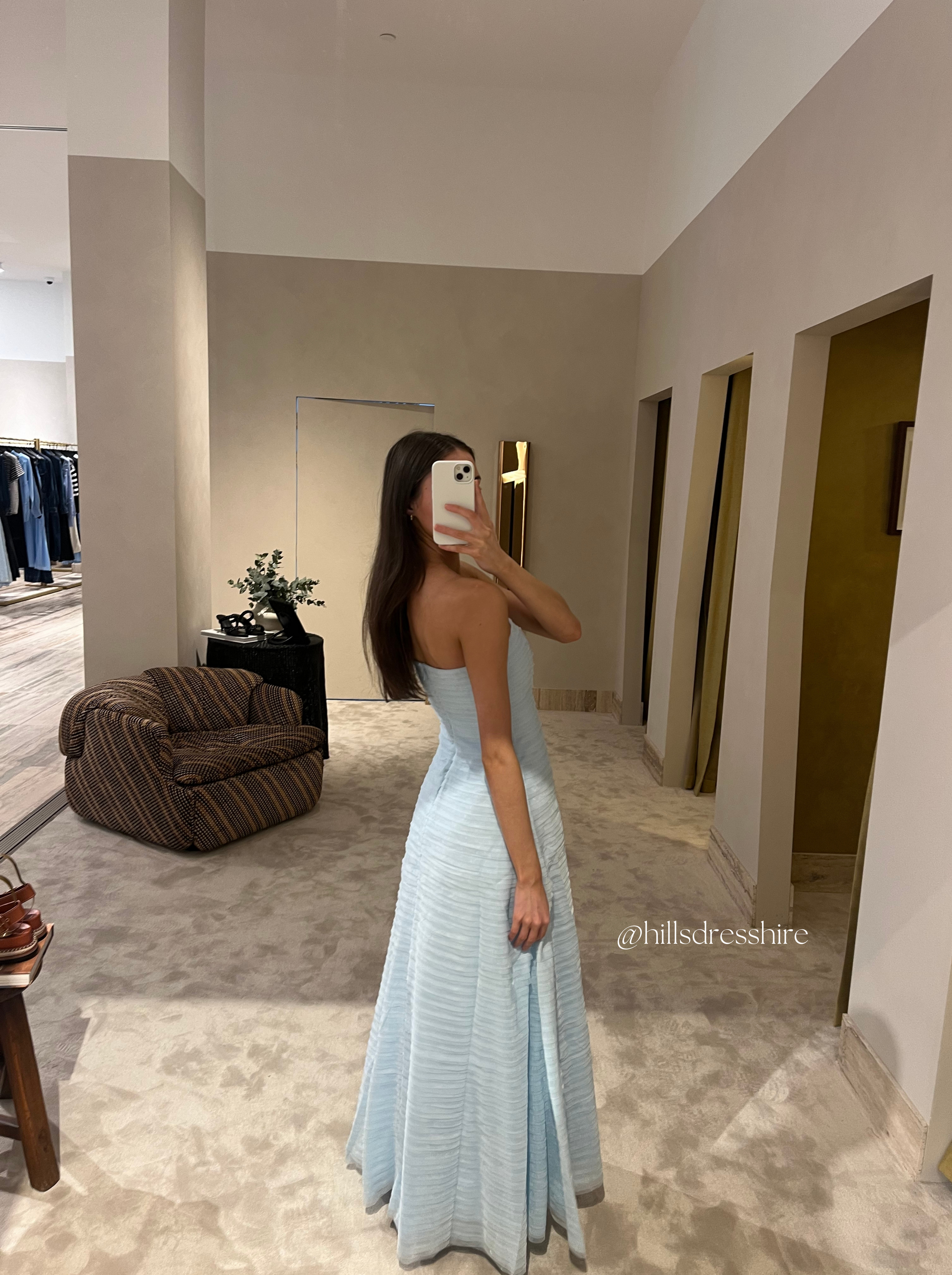 Soundscape Maxi Dress Blue