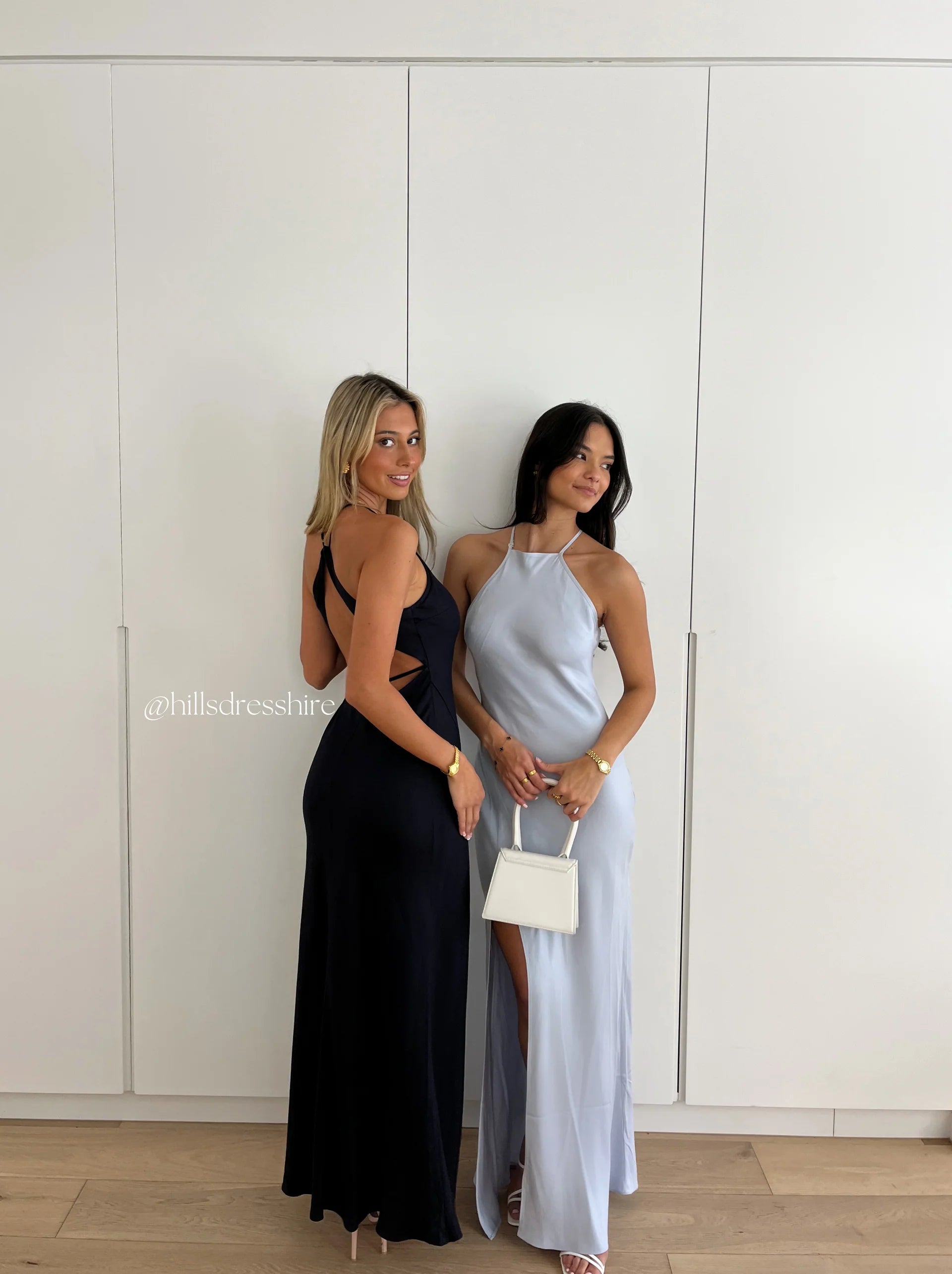 Adore Halter Maxi Navy