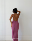 Celia Keyhole Maxi Dress | Orchid Pink