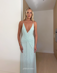 Vela Maxi Dress | Spearmint Blue
