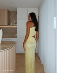 Sabela Sequin Dress | Yellow