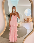 Danna Strapless Tiered Maxi