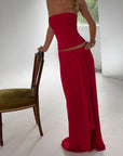 Charlotte Set | Cherry Red
