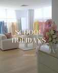 30 Minute Regular Try On Appointment: Fitting Room 1 (School Holidays: Sept 29 - Oct 10)