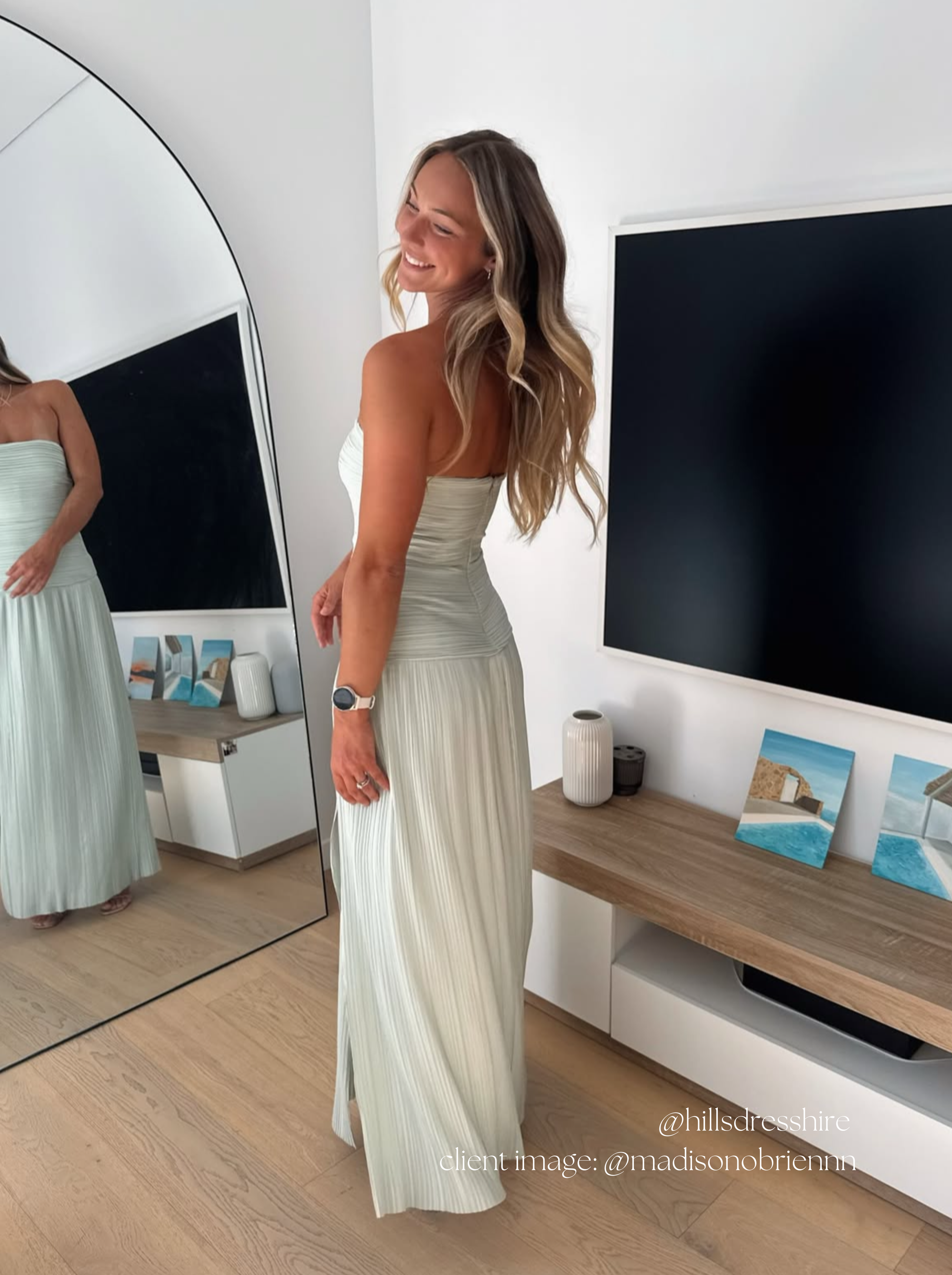 Royal Debut Dress, Sage