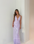Sapphire Sequin Dress, Lilac