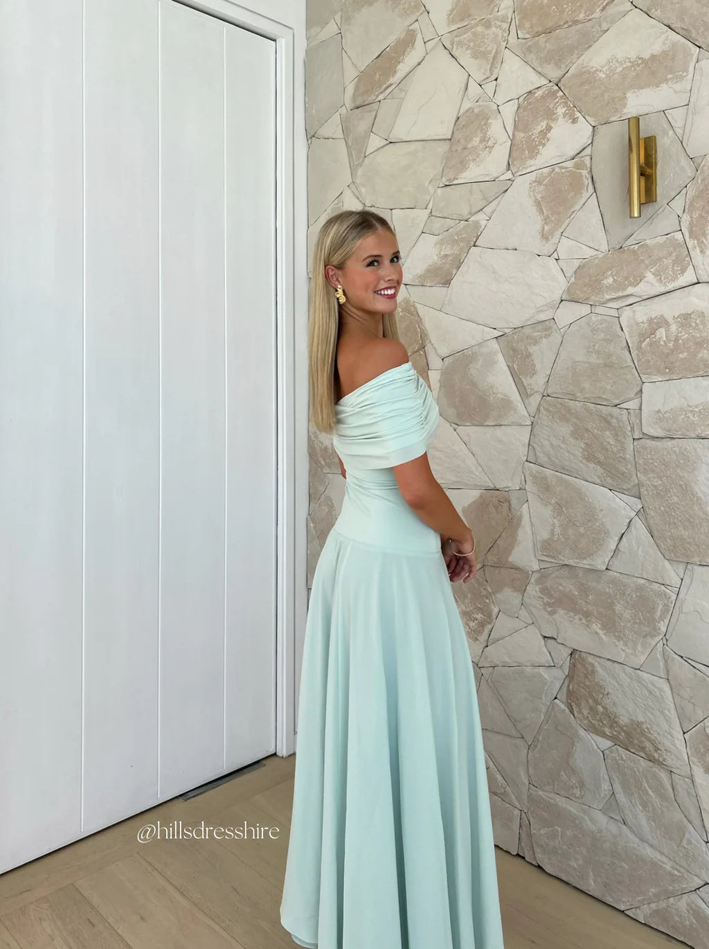 Ex-Hire: Jules Drape Dress | Mint