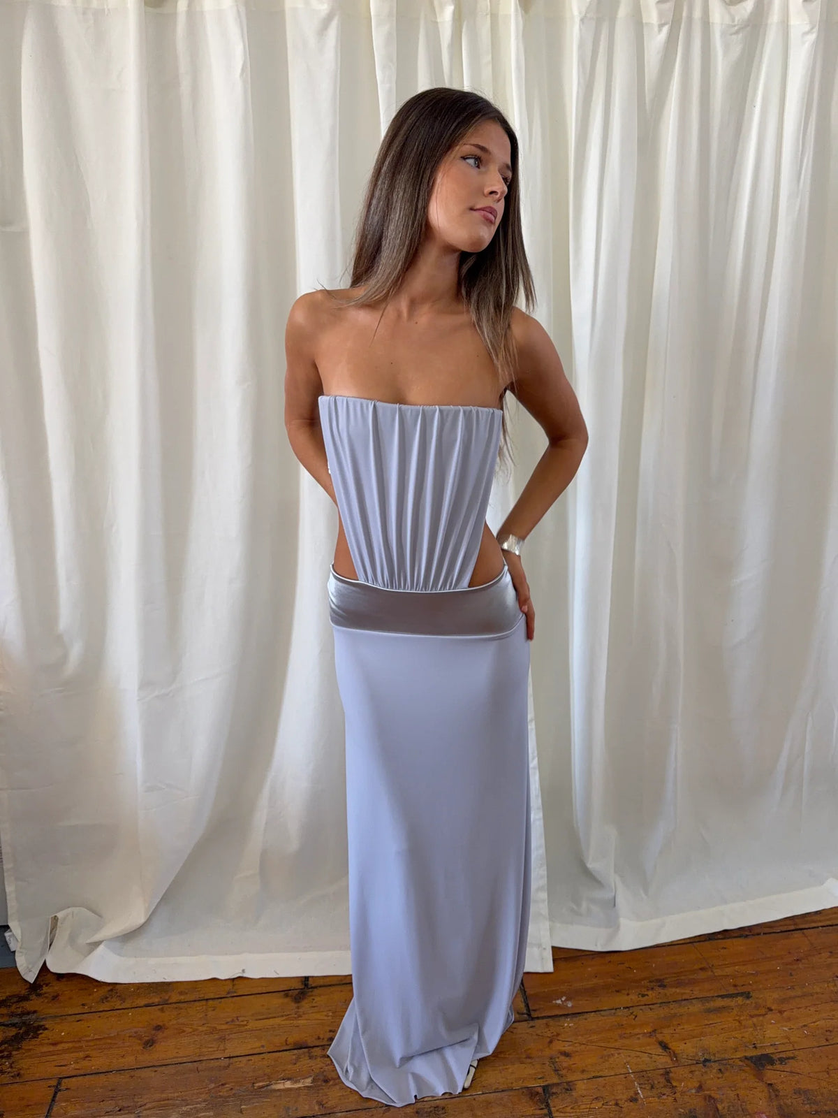 Kendall Dress | Silver