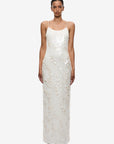 The Devina Sequin Maxi | Ivory