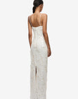The Devina Sequin Maxi | Ivory