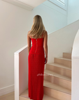 Ex-Hire: Red Double Time Pleat Dress 2