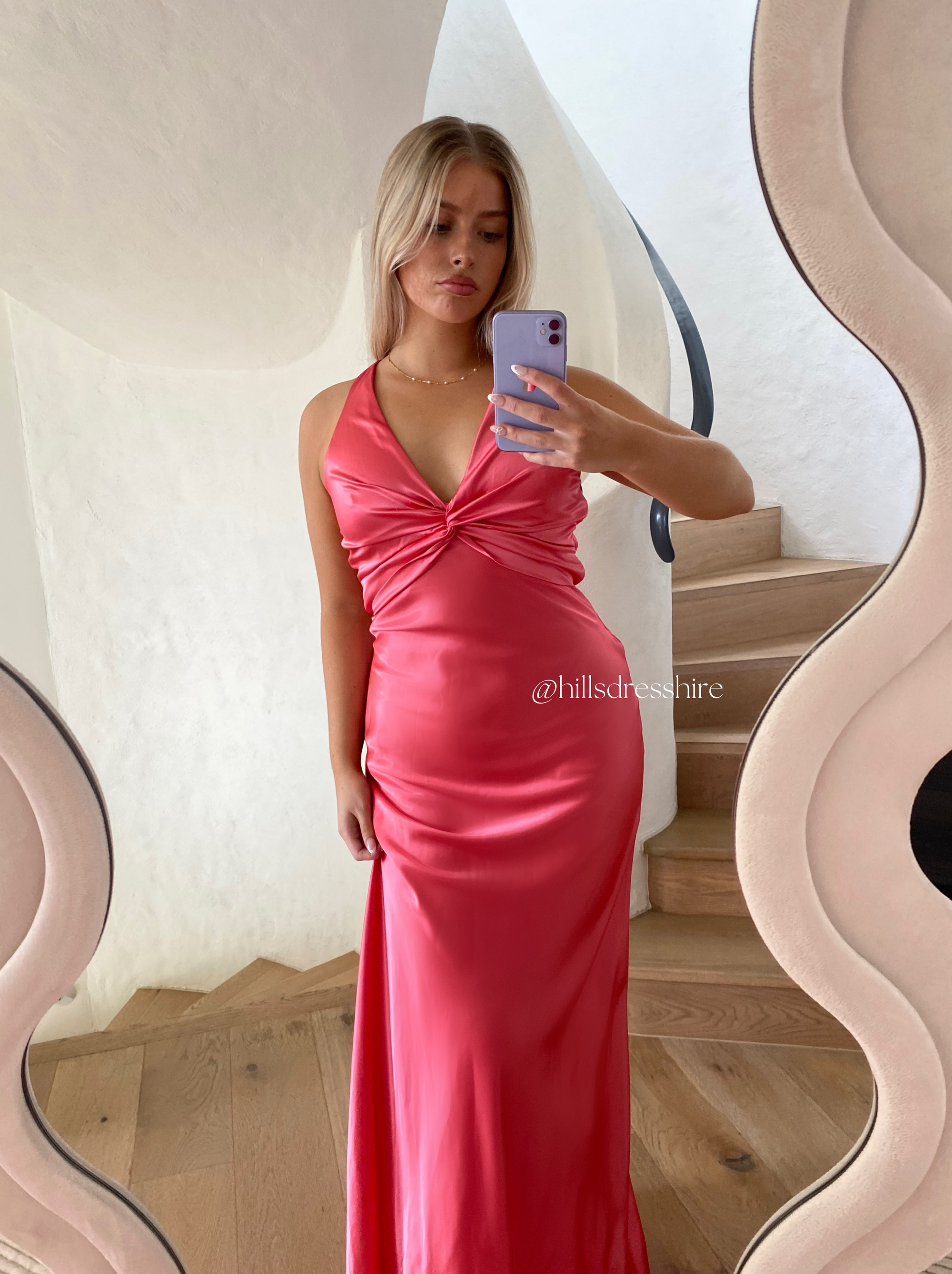 Guava Goddess Hills Dress Hire Guava Goddess Hills Dress Hire