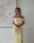 Lumi Sequin Dress | Yellow