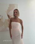Alara Strapless, Peach