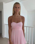 Danna Strapless Tiered Maxi